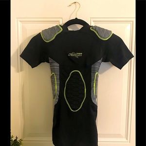 Riddell football padded shirt bought from Dicks -too small -size large